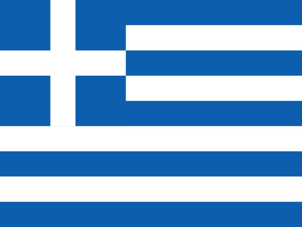 Modern flag of Greece
