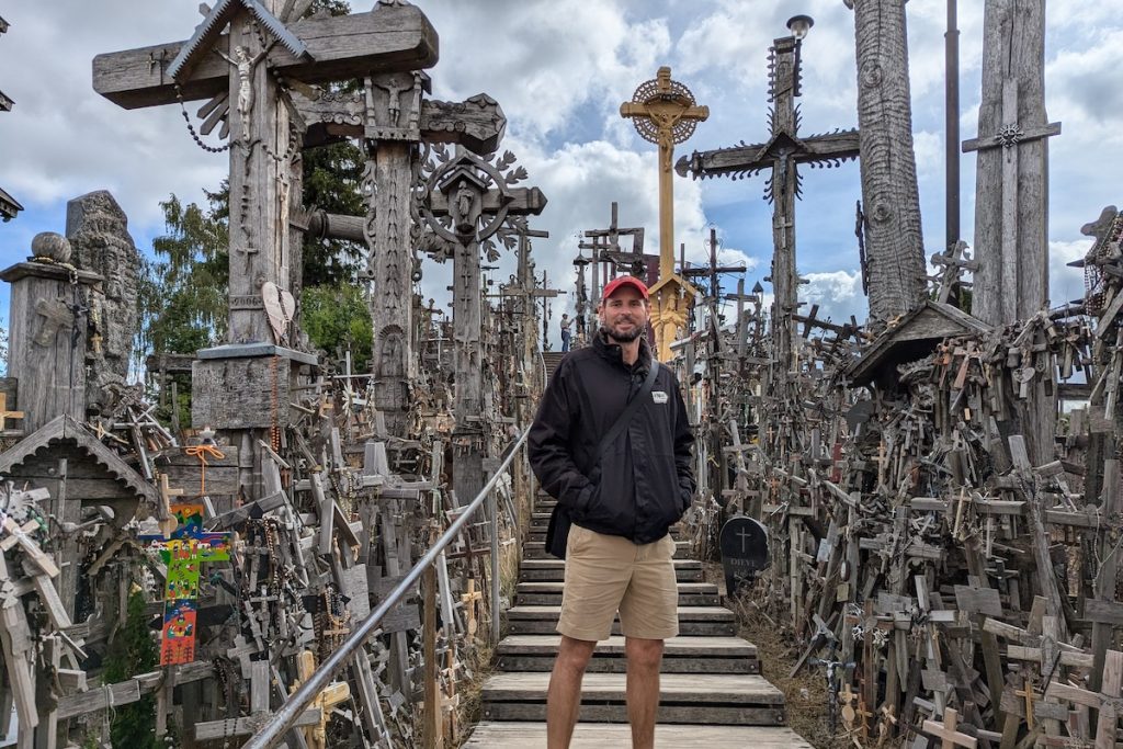 Expat Explore Best of Scandinavia & the Baltics tour Hill of Crosses visit