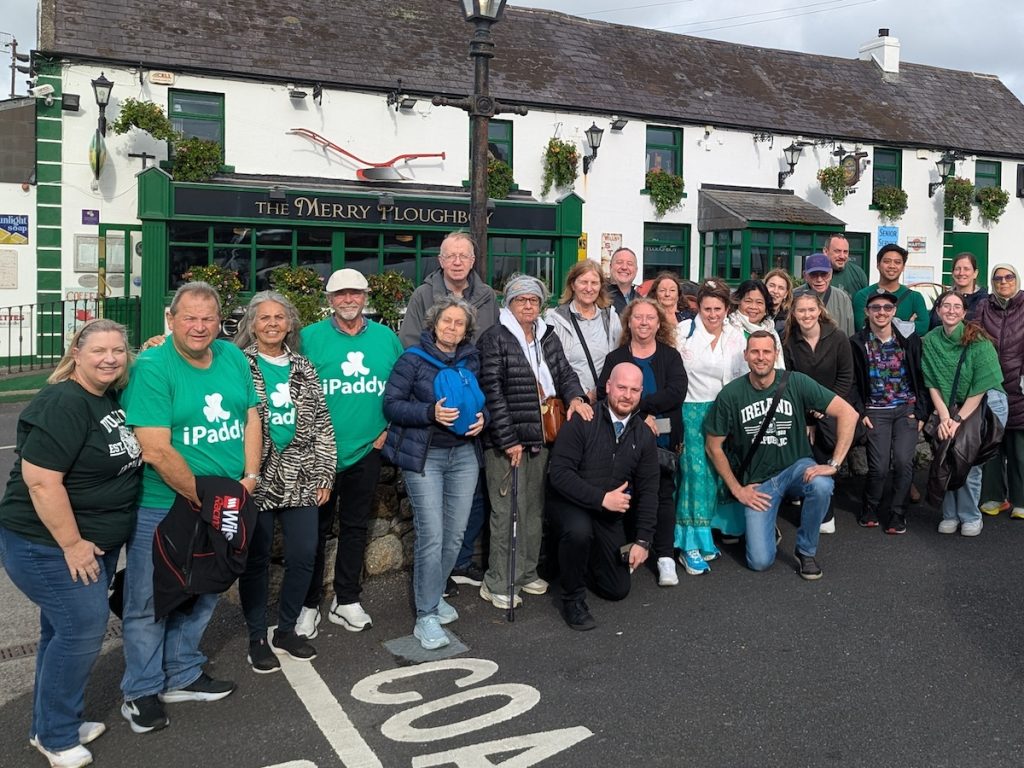 Best of UK & Ireland tour review - Expat Explore group visiting the Merry Ploughboy as part of the Irish Music Evening optional
