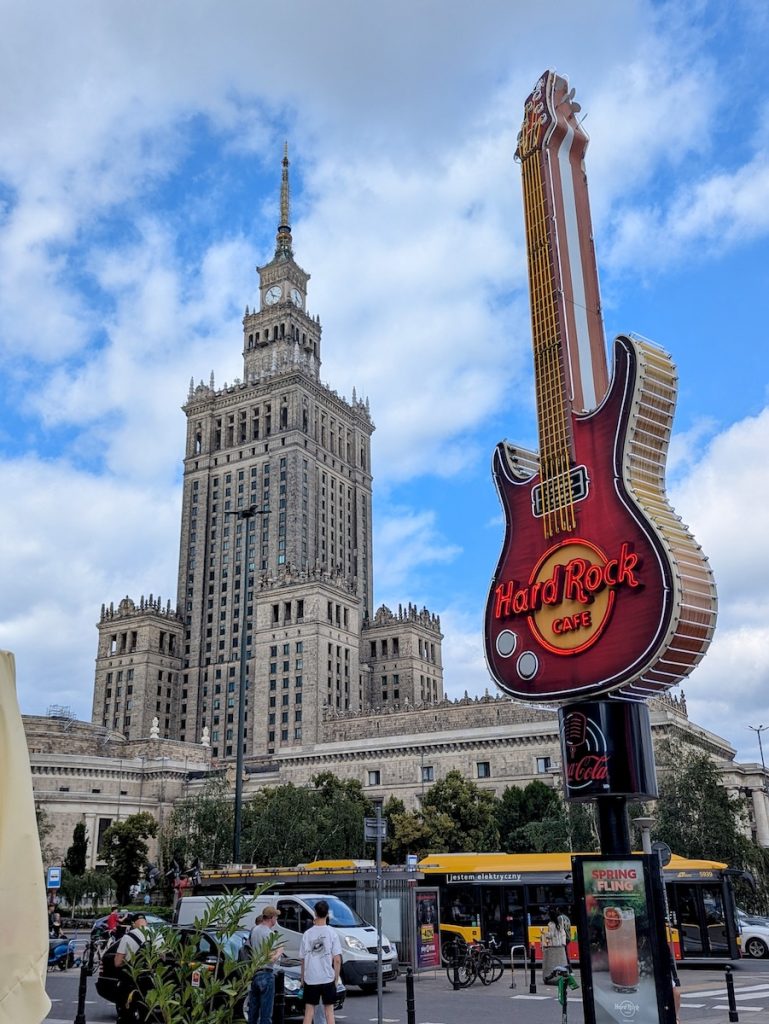 Poland travel guide featuring the Palace of Culture and Science in Warsaw